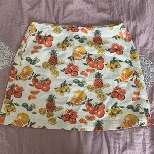 Urban Outfitters BDG Fruit Mini Skirt